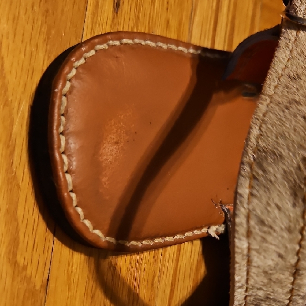 Cowhide Leather Sandles Approx Size 11 - Picture 10 of 14